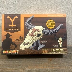 Brickcraft Yellowstone Steer Building Set